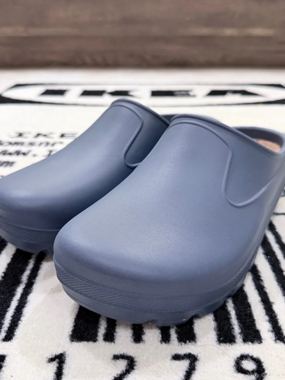 NEW Aime Leon Dore Navy Blue Garden Mules / Loafers